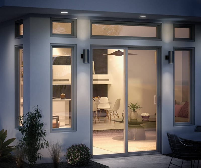 Milgard Trinsic Doors in San Diego Modern Vinyl Patio Doors